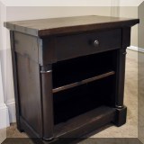 F45b. Second Restoration Hardware one-drawer nightstand with distressed finish. 30”h x 30”w x 18”d - $225 each 
